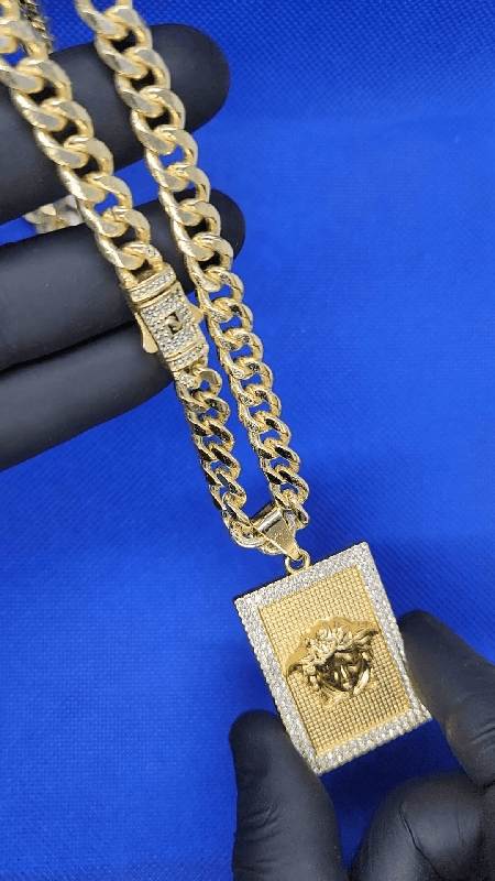 MONACO CHAIN + VERSACE PEDANT