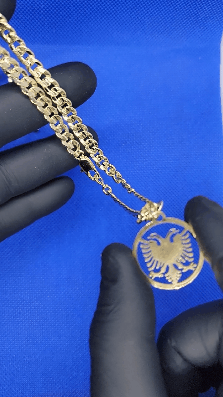 CUBAN CHAIN + ALBANIAN PEDANT