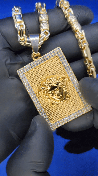 Versace king style necklace + bracelet