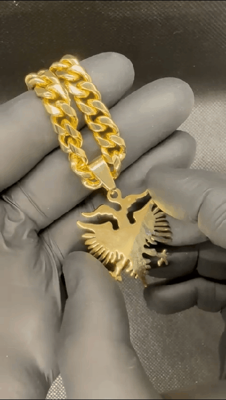 Albanian Eagle Monaco Necklace