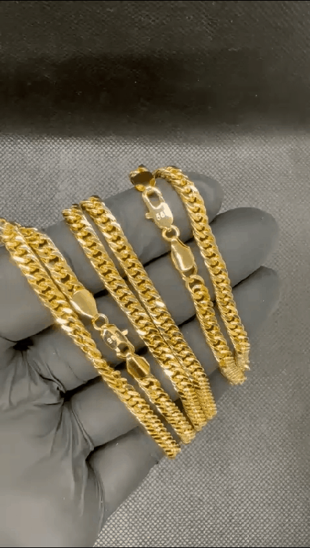 Necklace +bracelet 14k goldplated