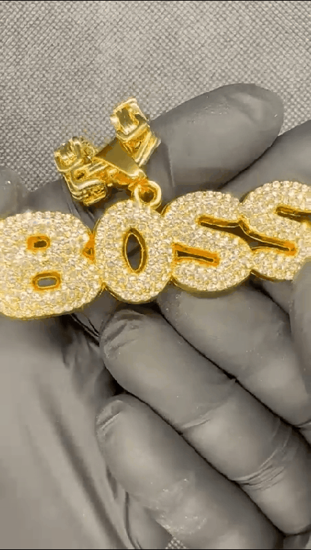 Boss pedant + necklace king style