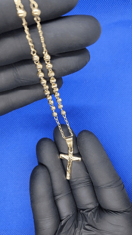 Rosario chain + small cross pedant