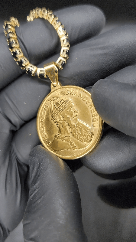 Skenderbeg tennis necklace