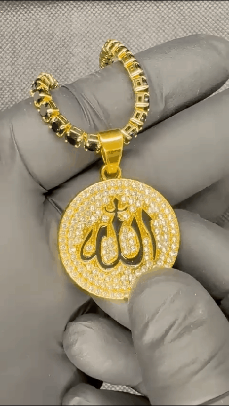 Tennis necklace + muslim pedant