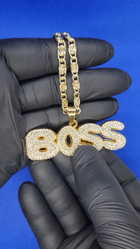 Boss pedant + necklace $