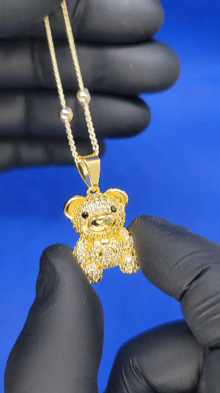 Tedy bear necklace